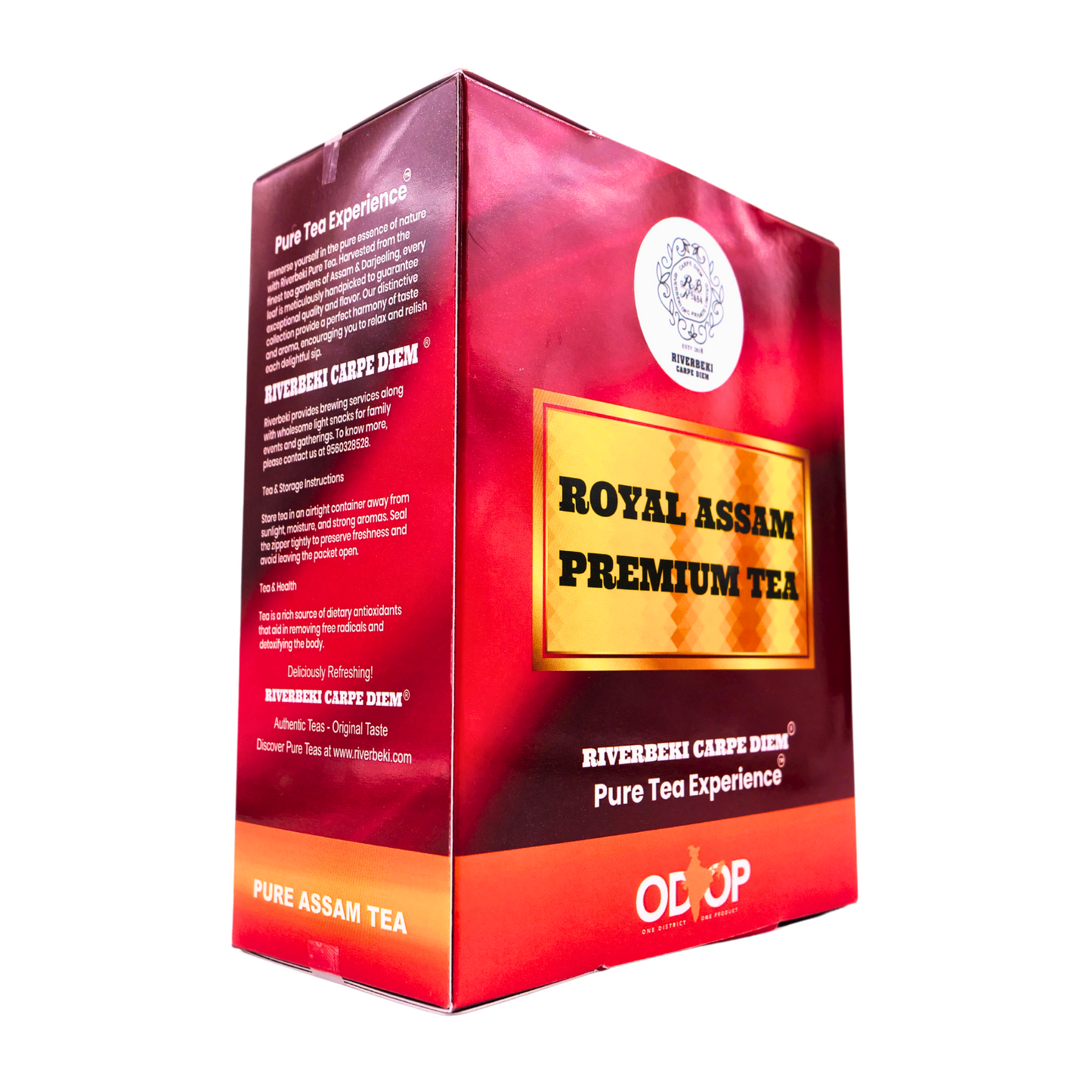 Riverbeki Royal Assam Premium Tea - 200g Pack | Enjoy Bold Rich Taste